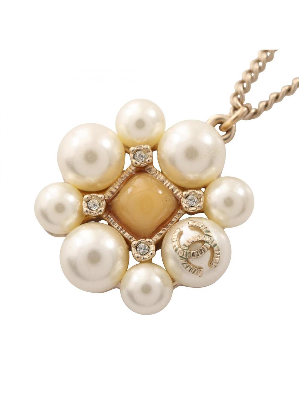 Chanel Coco Mark Flower Necklace Gp #350149C70B